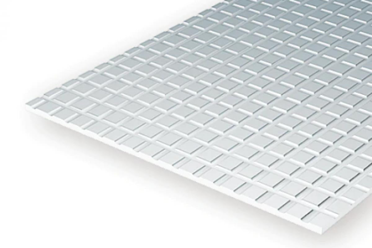 Evergreen Scale Models Sidewalk 1/4" 4516